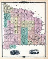Oconto County Map 1, Wisconsin State Atlas 1878